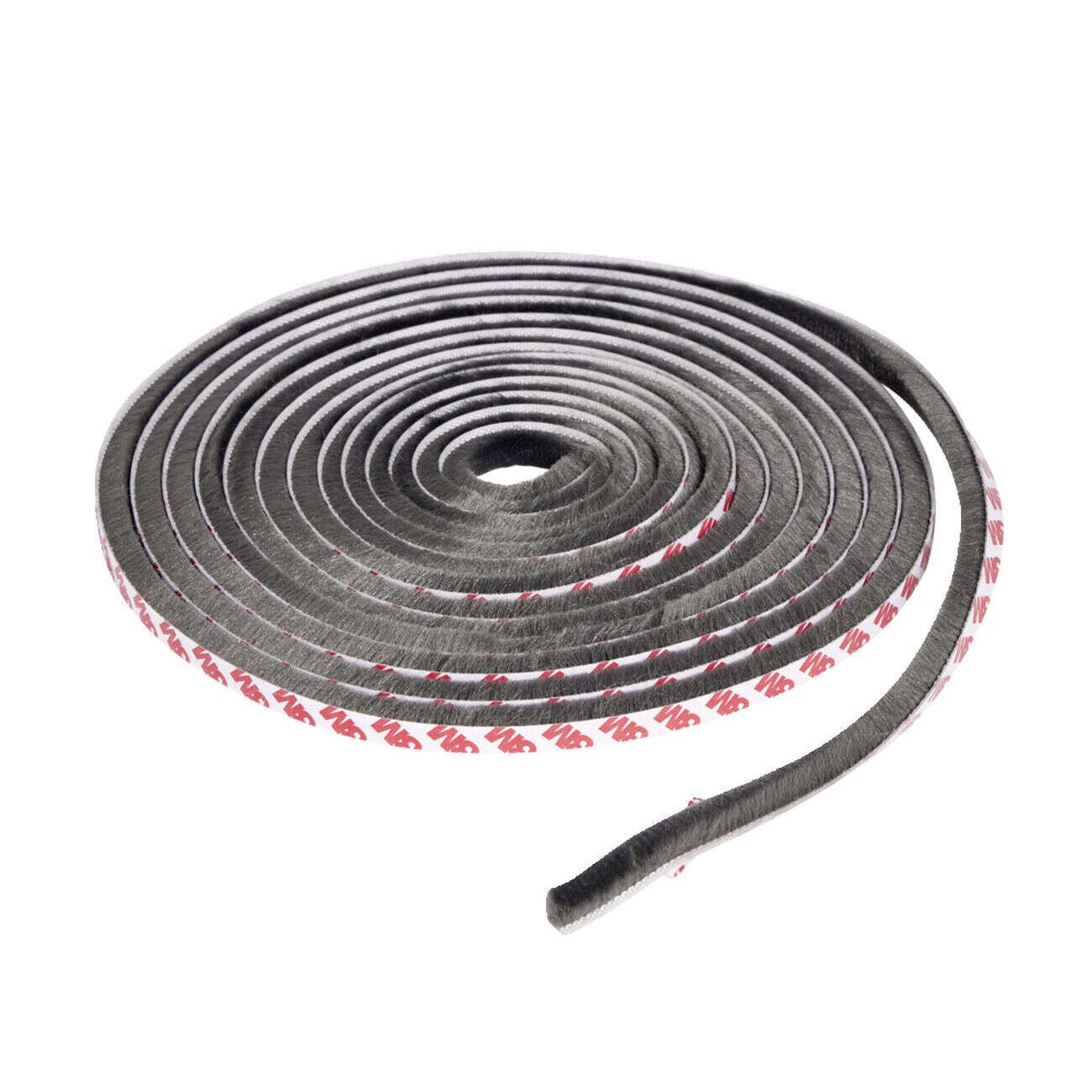 Joint brosse adhésif d'isolation pour porte et fenêtre 9mmx6m noir