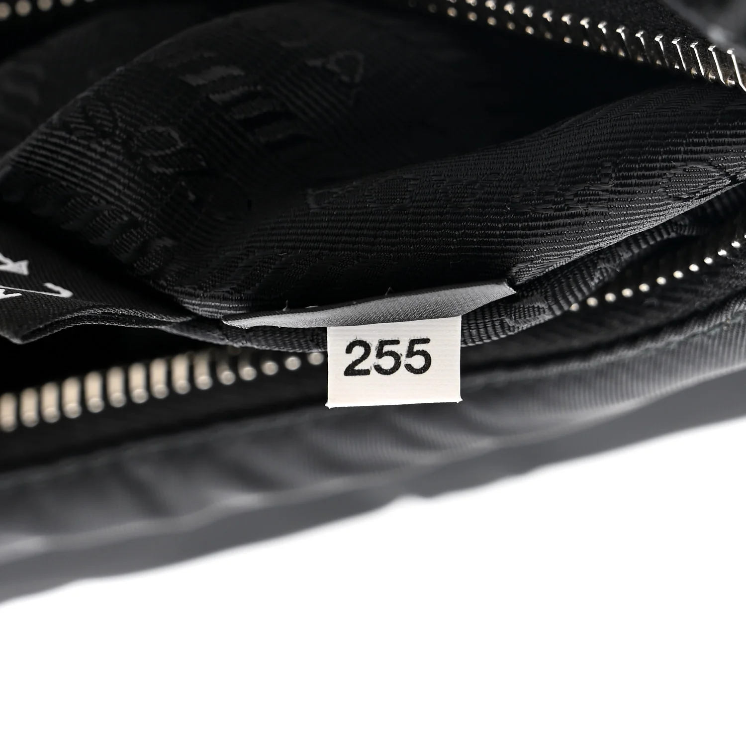 Tessuto Nylon Saffiano Mini Re-Edition 2005 Bag Black