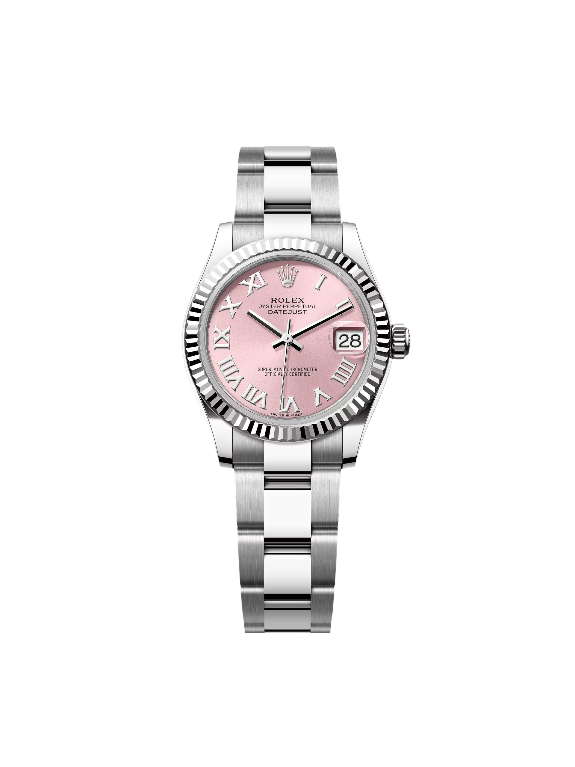 【Super Clone】RLX Datejust m278274-0019/0020 Pink 31mm Dial Oyster Watch