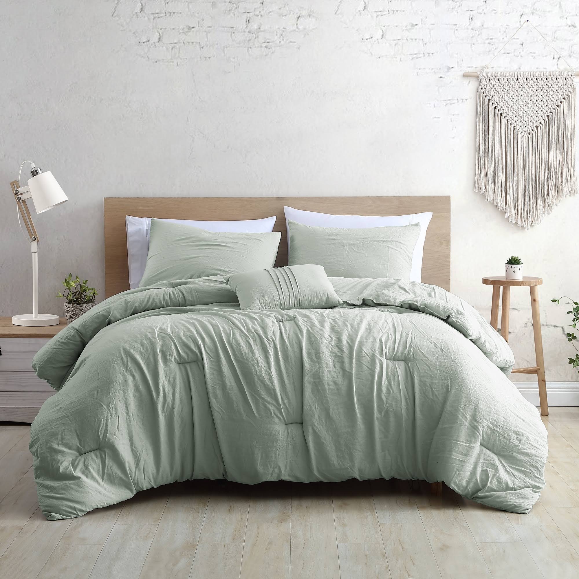 Modern Threads 4-Piece Garment-Washed Comforter Set - Beck Spa King