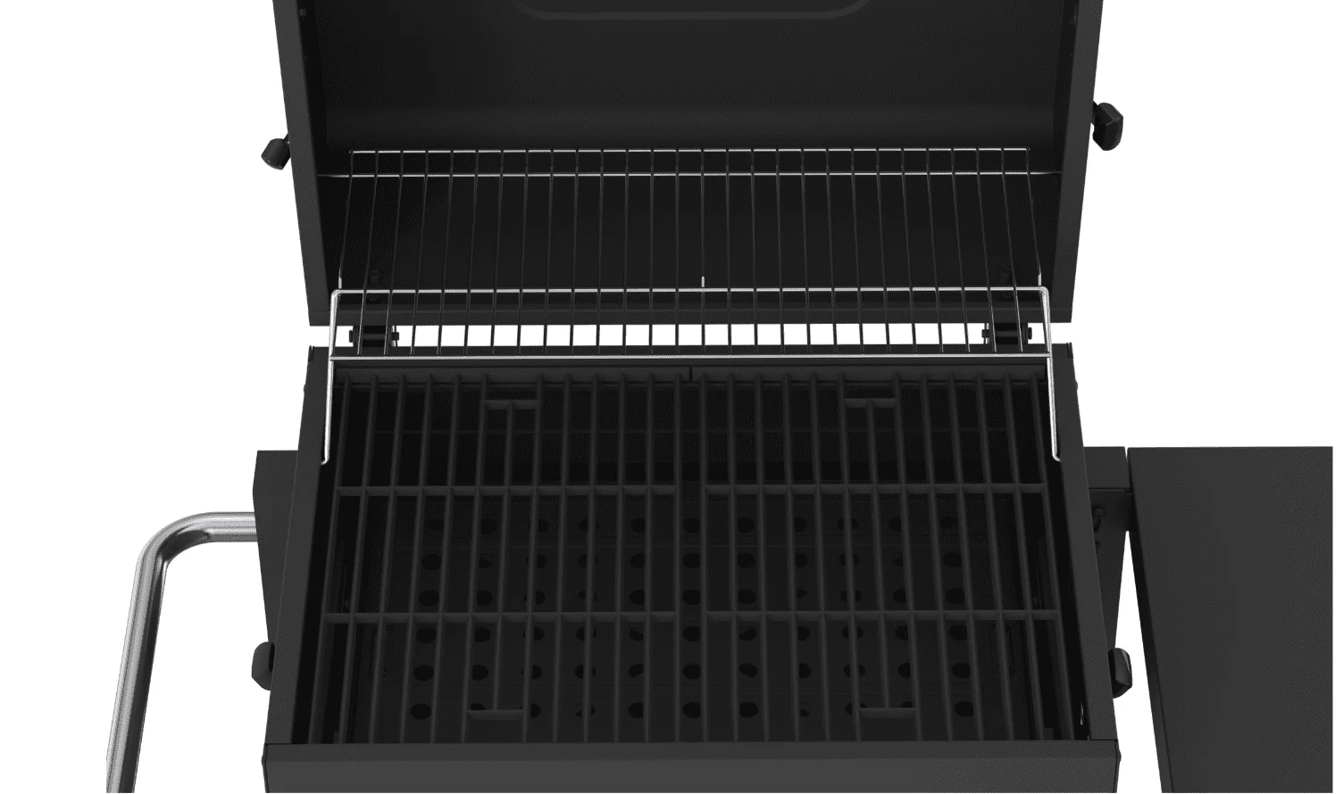 Heavy Duty 24 Inch Charcoal Grill, Black Image 9