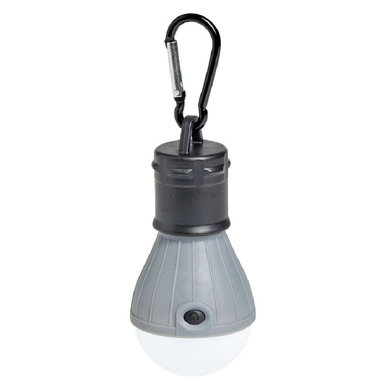 Lampe camping gris à piles 3 fonctions