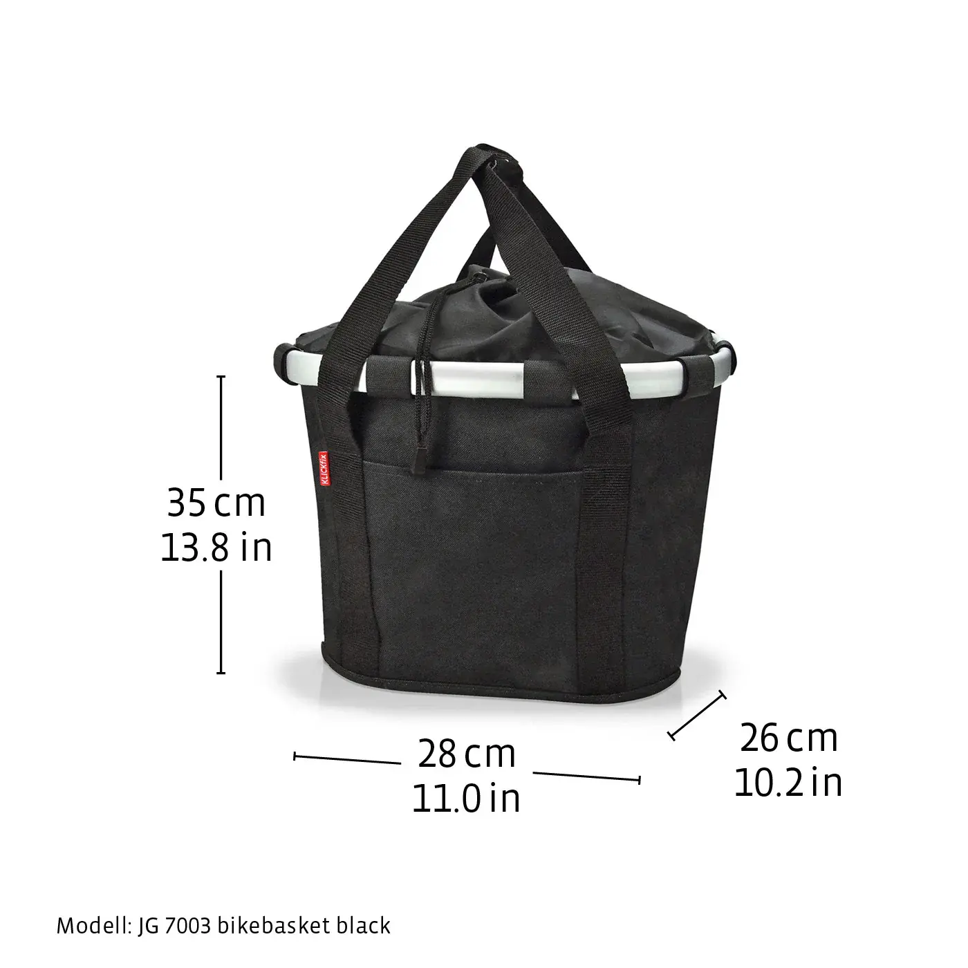 bikebasket twist silver