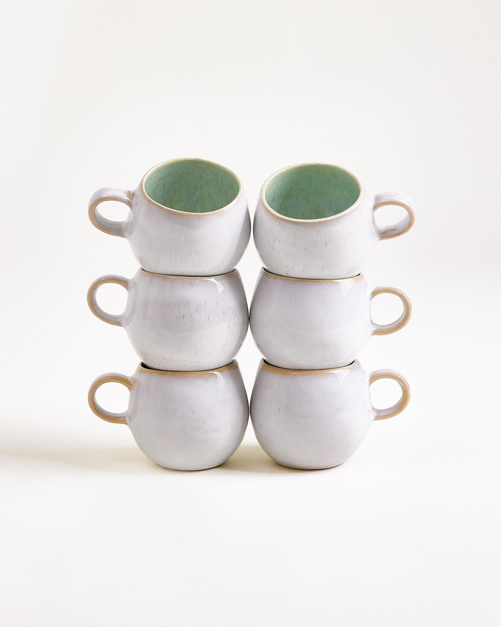 AREIA - ESPRESSO MUG MINT SET OF 6