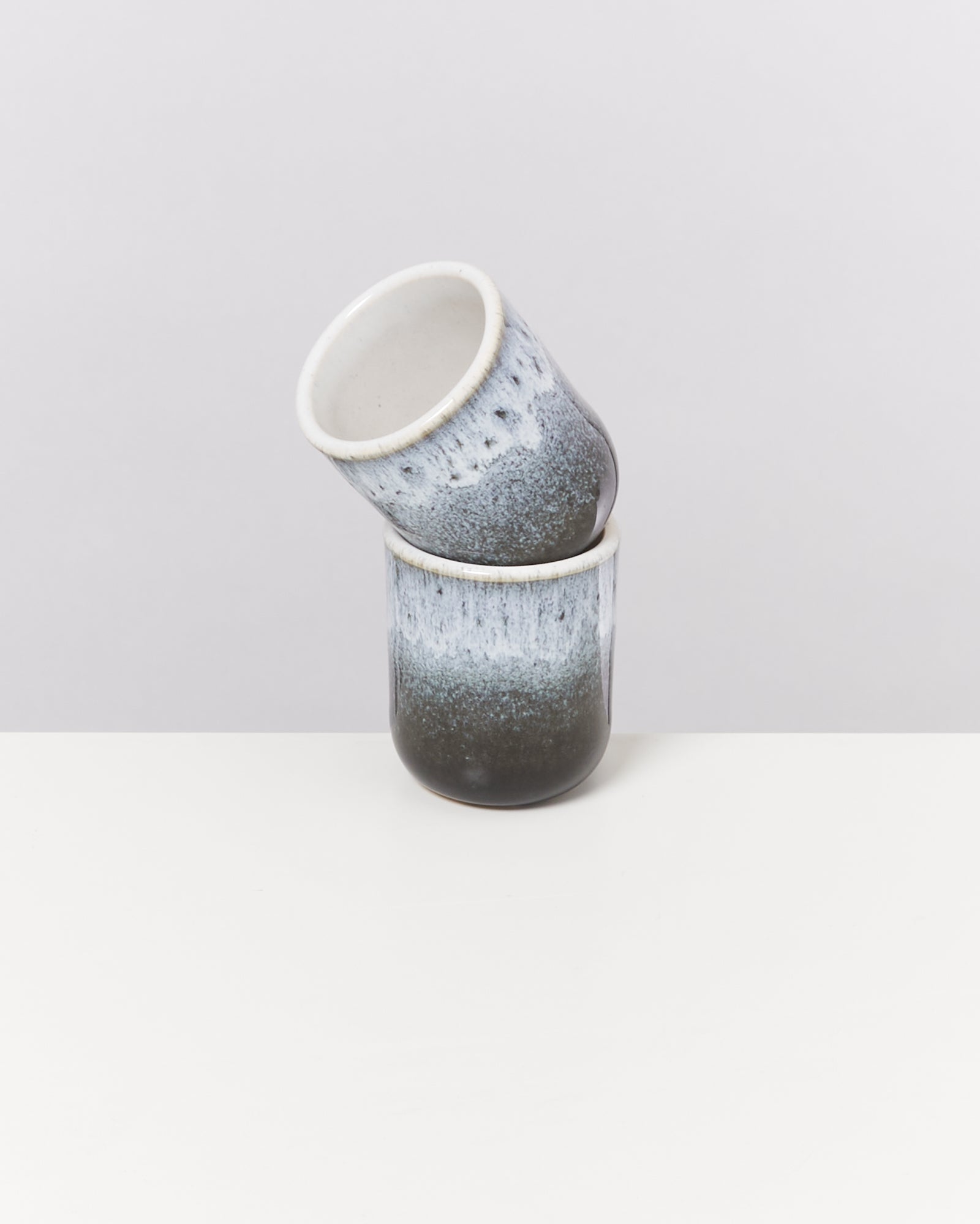 ALCACHOFRA - ESPRESSO CUP BLACK-BLUE