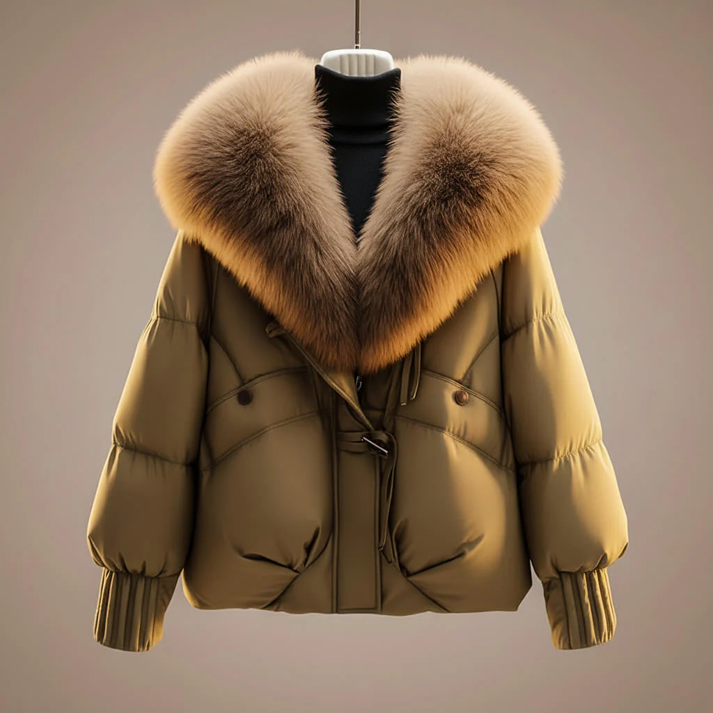 Élodine | Manteau élégant au col affirmé