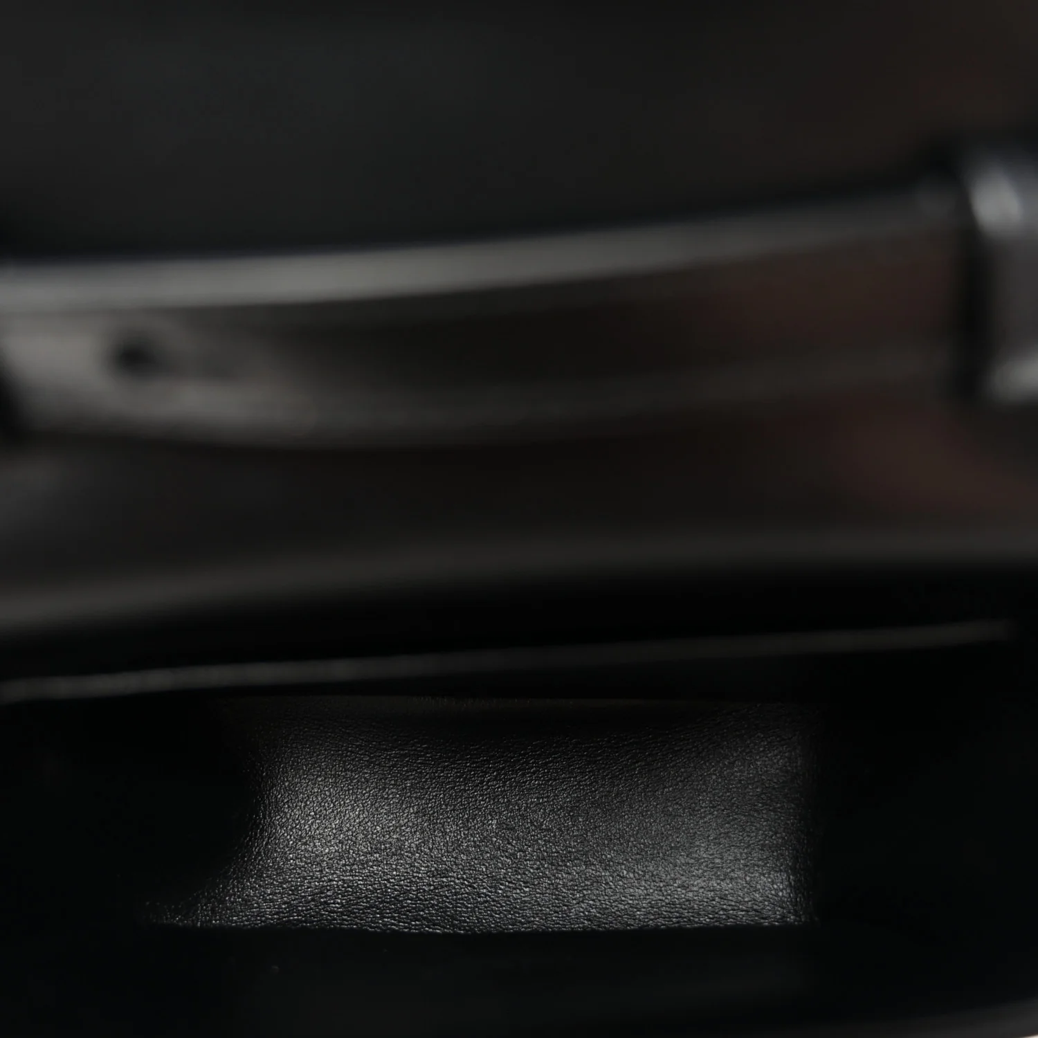 Shiny Calfskin Mini Triomphe Black