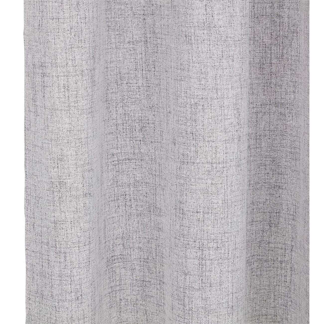 Rideau occultant effet chiné gris foncé 140x240cm