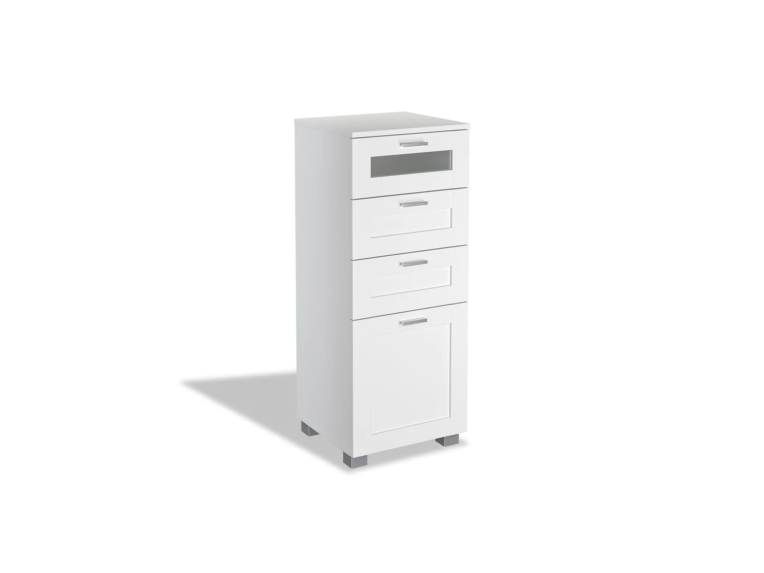 LIVARNO home Meuble de salle de bains Basel, 37 x 97,9 x 34,8 cm, blanc