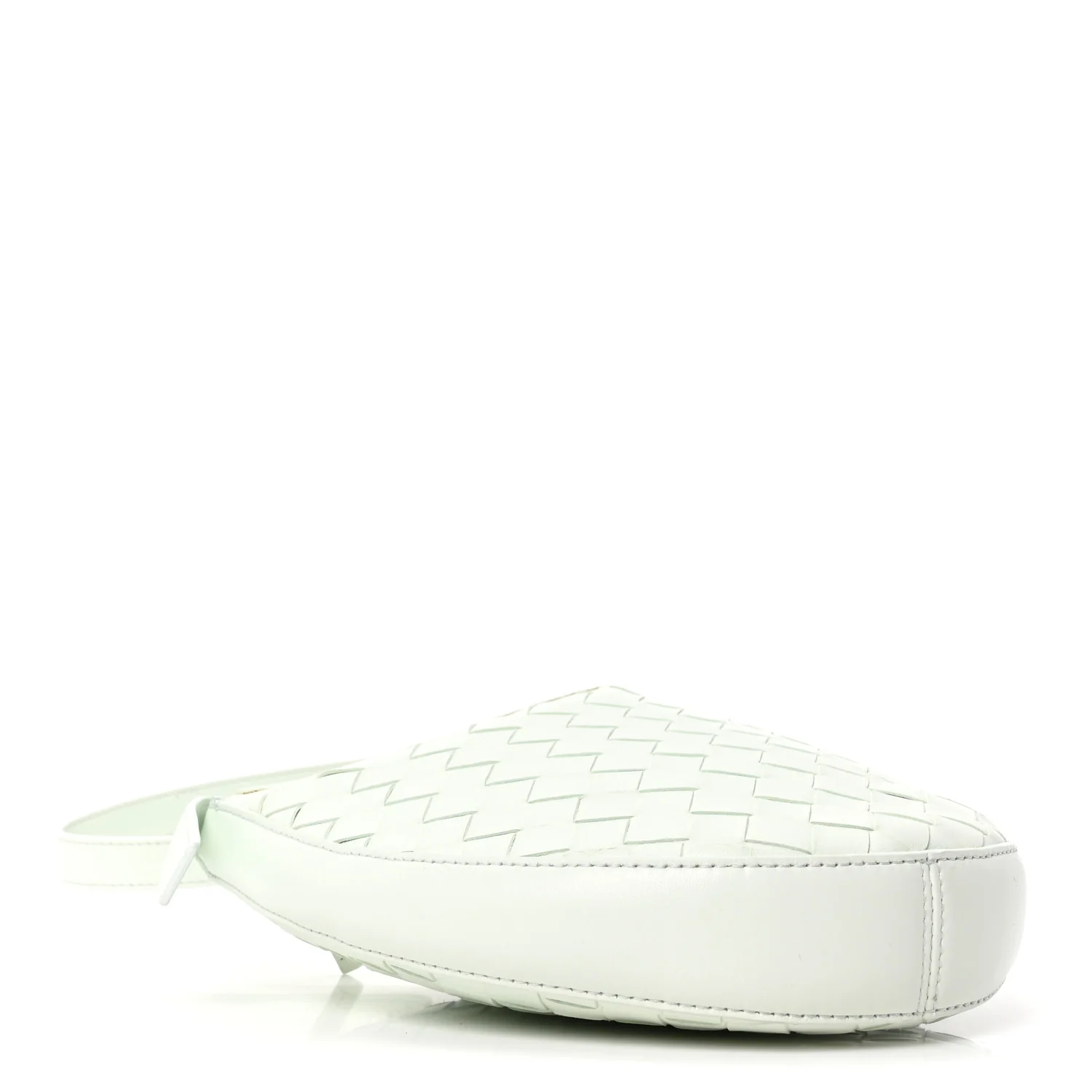 Nappa Intrecciato Small Drop Shoulder Bag Glacier