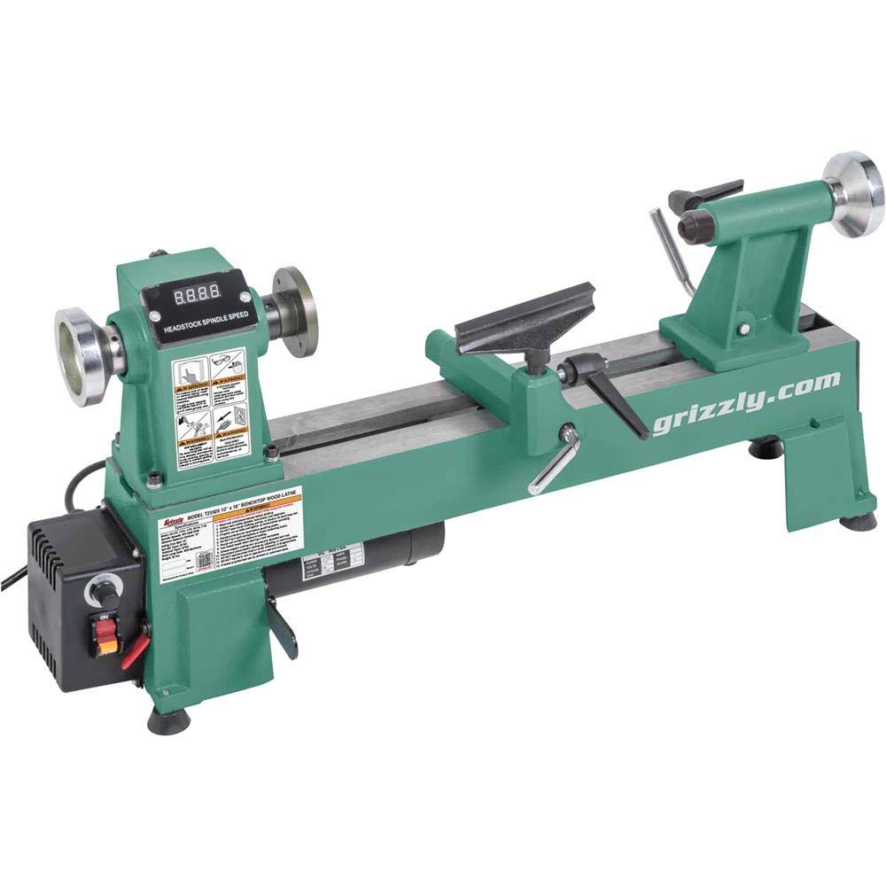 Grizzly T25920 12 inch x 18 inch Variable-Speed Wood Lathe-Instock