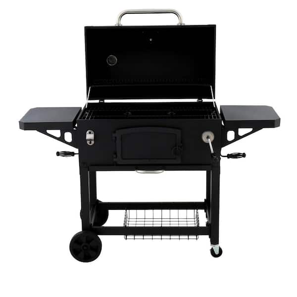 Heavy-Duty Extra-Large Charcoal Grill in Black - Image 4