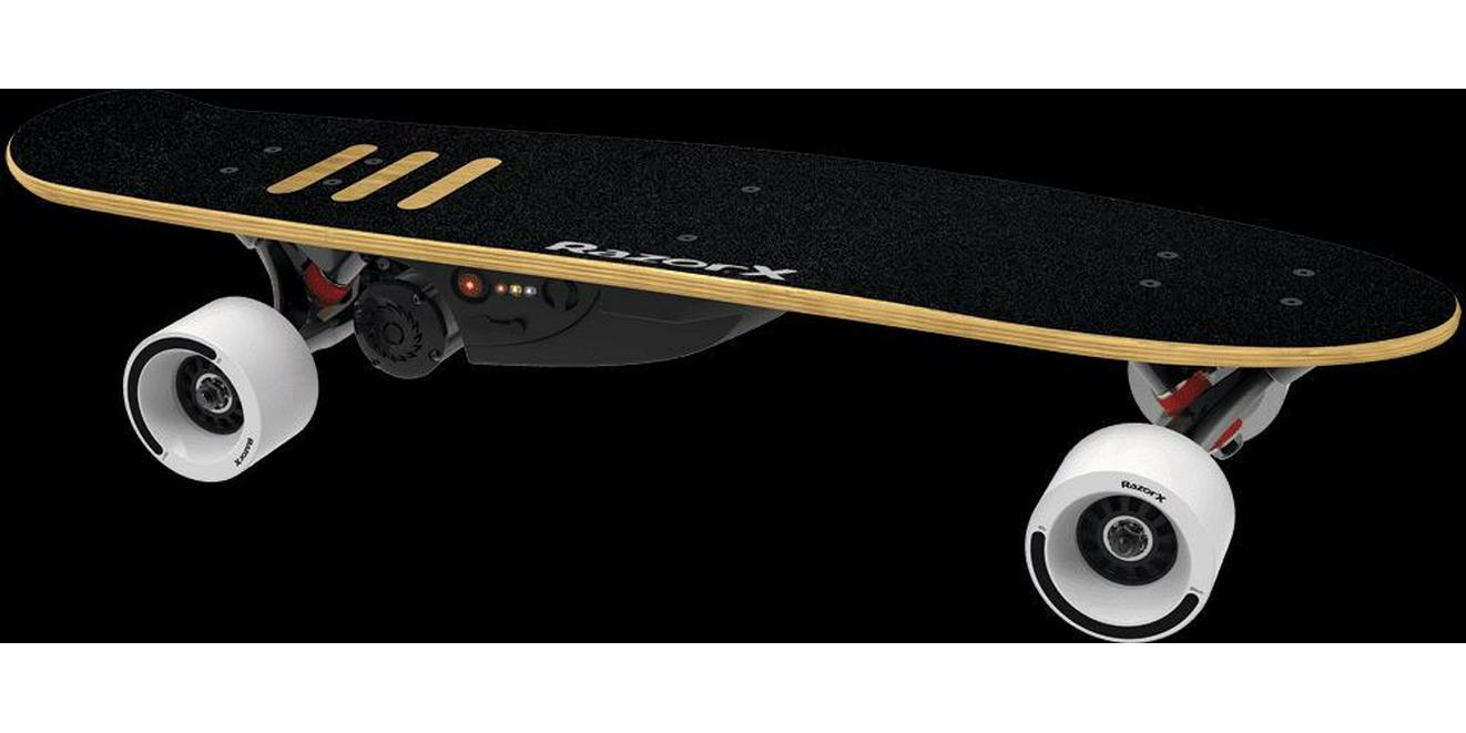X Electric Skateboard Cruiser W/ Wireless Remote- up to 10 mph. for Ages Children 9 and up. Unisex