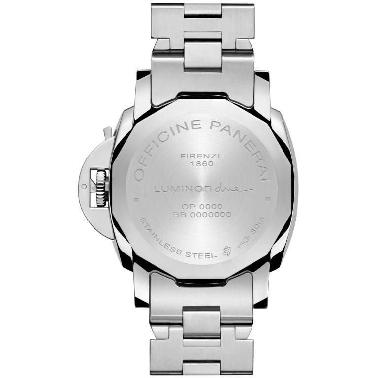 [Super Clone]Luminor Due Blue Polished steel 38mm