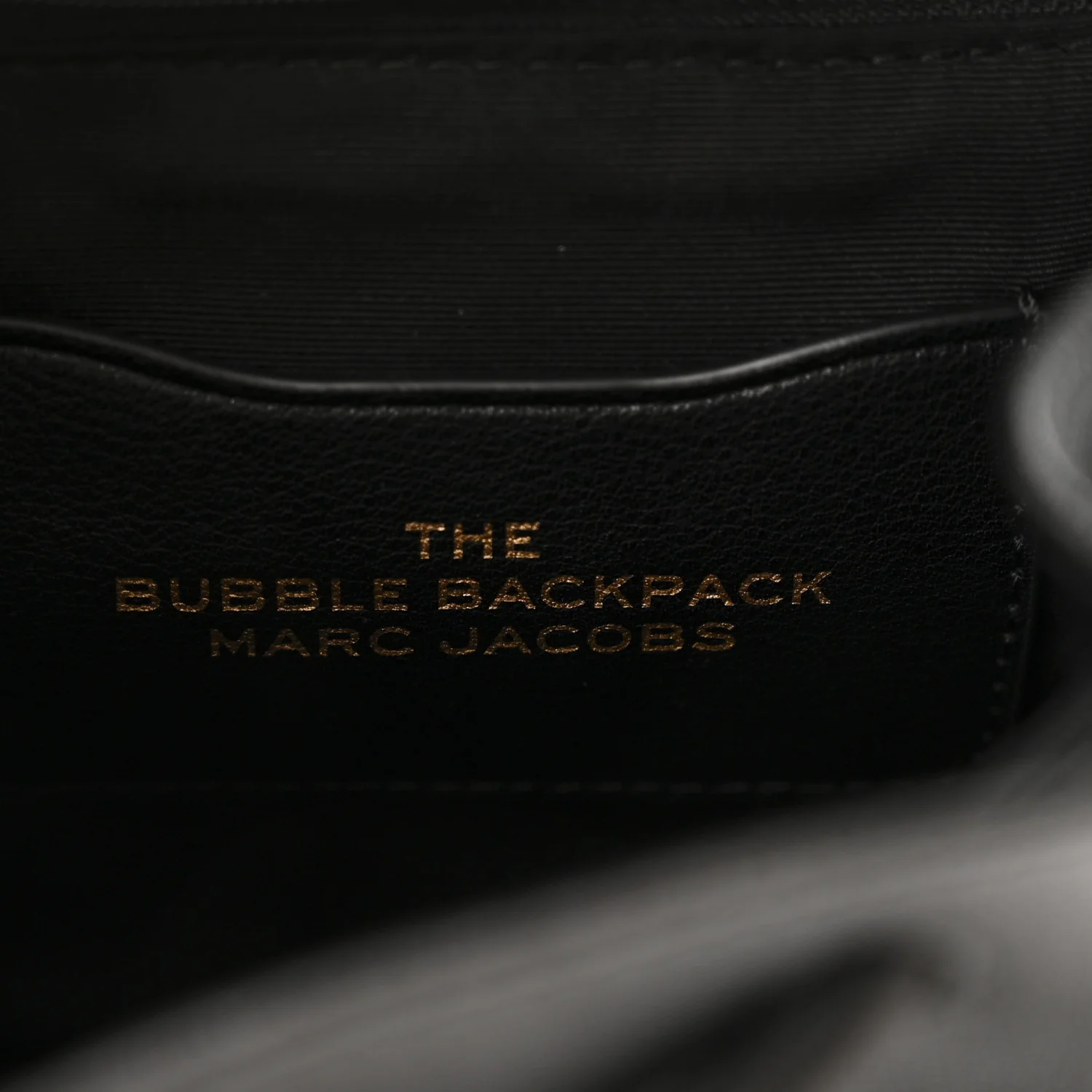 Calfskin The Bubble Backpack Black