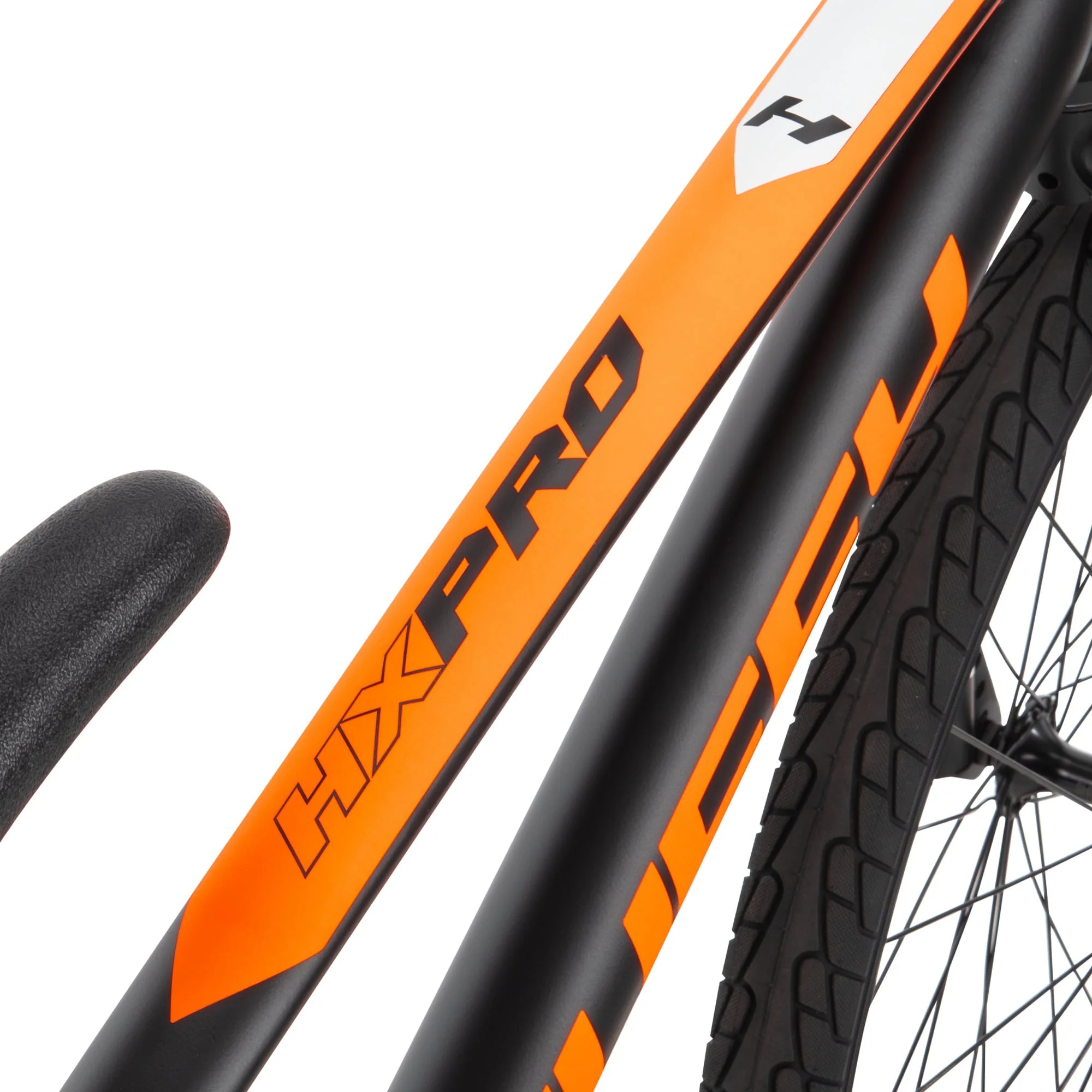 HX Pro Cruiser 24 inch Aluminum BMX Bike for Boys, Black/Orange Image 7