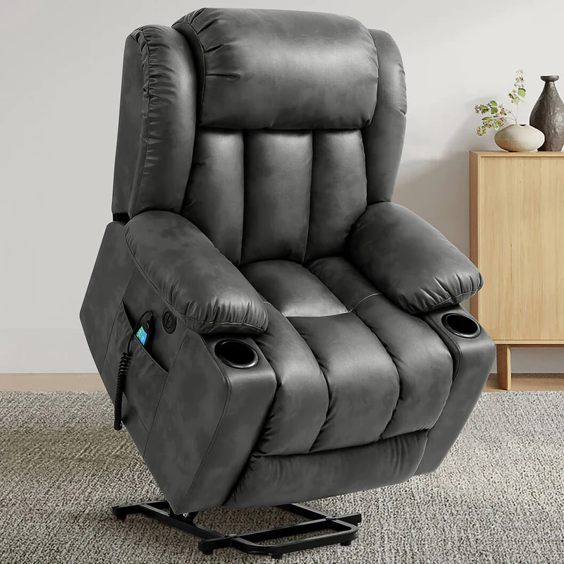 Fauteuil releveur de luxe en liquidation, avec chauffage et massage