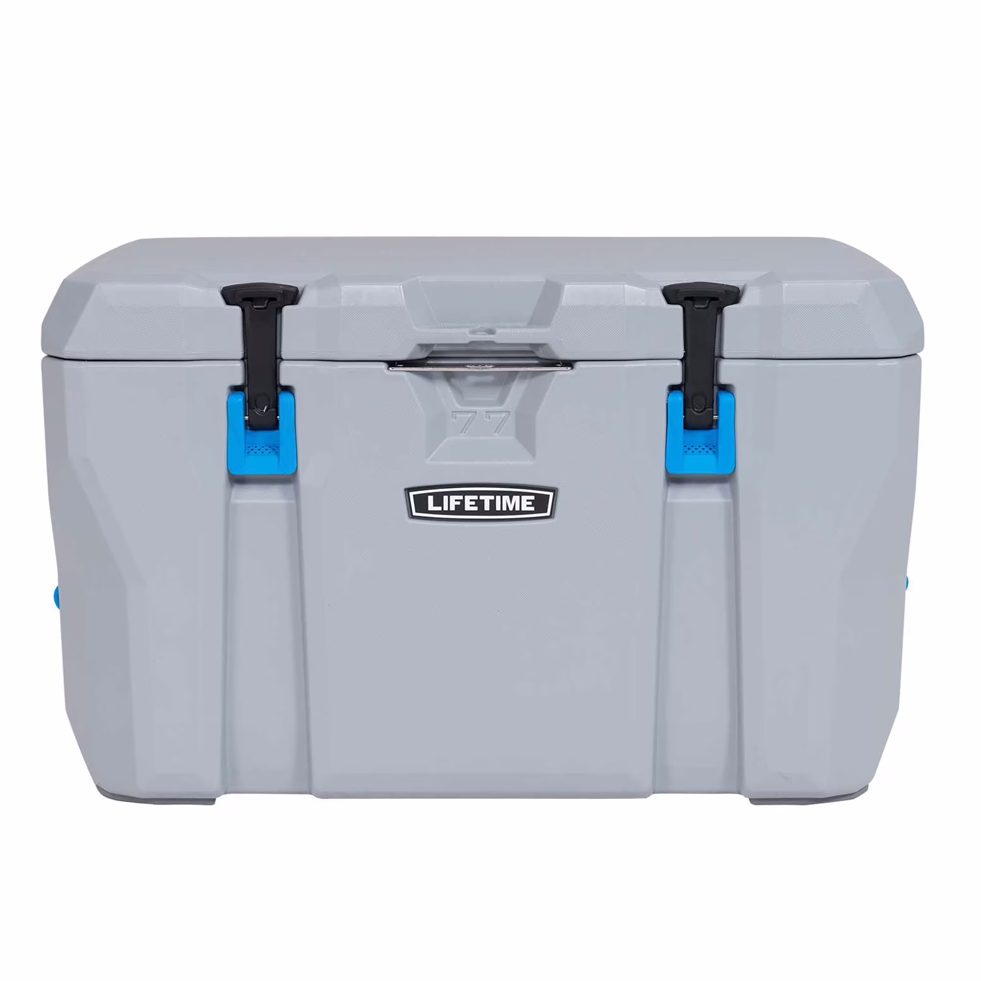 77 qt Bear-Resistant Camping Cooler, Premium High Performance, Ice Retention, Hard Cooler, 96 Can Capacity, Light Gray (90903)(Single)