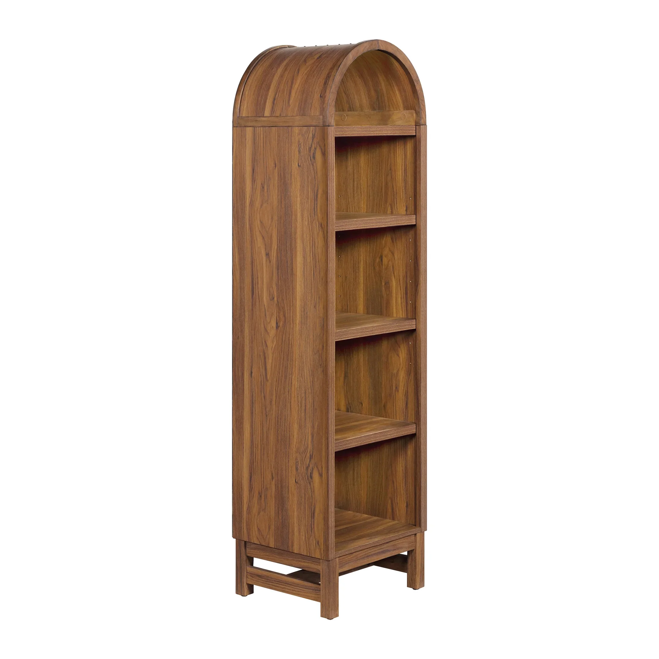 Better Homes & Gardens Juliet Narrow Arch Bookcase, Deep Green and Light Honey