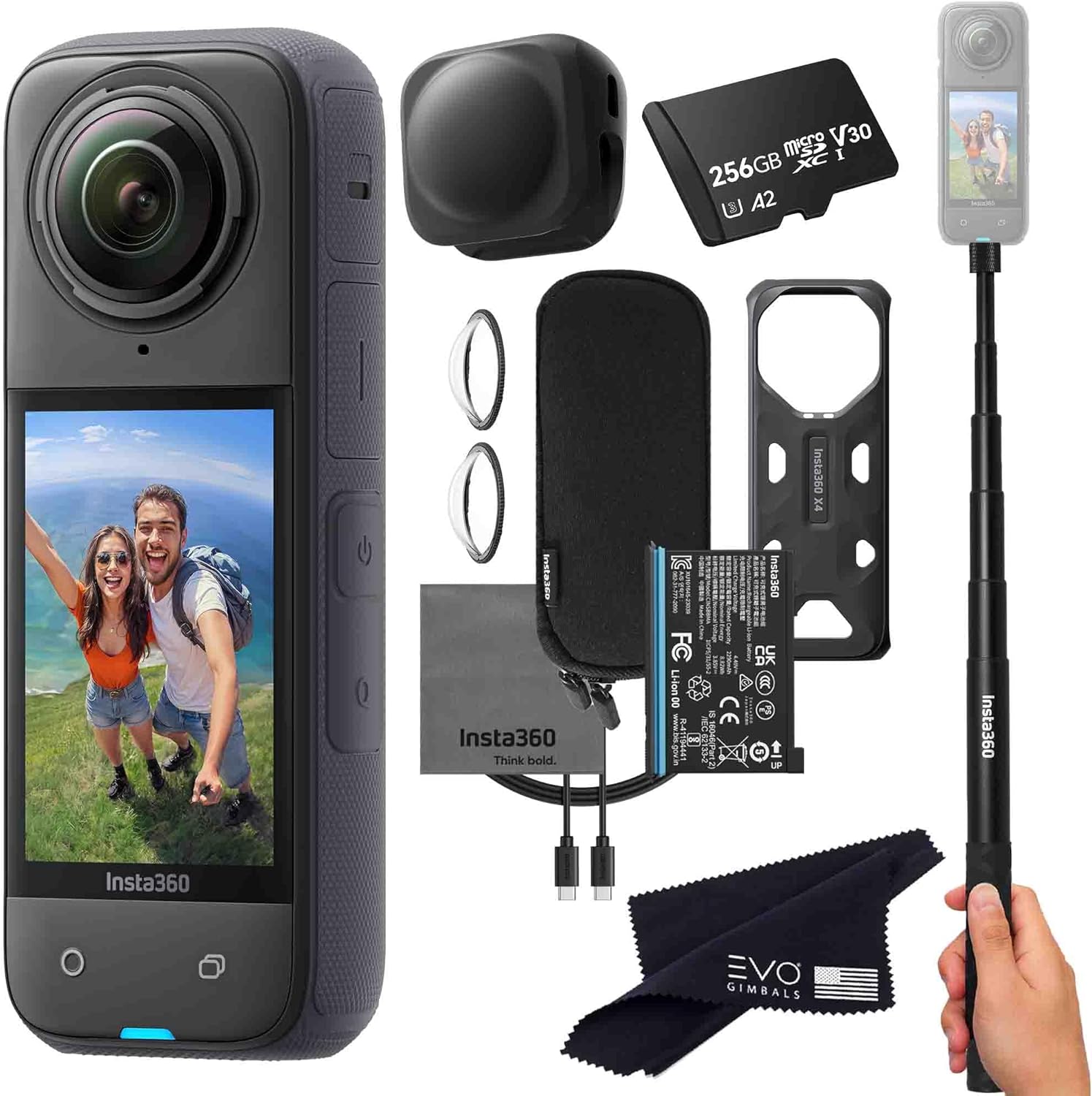 Insta360 X4 Basic Bundle-8K Waterproof 360 Action Camera with 1/2