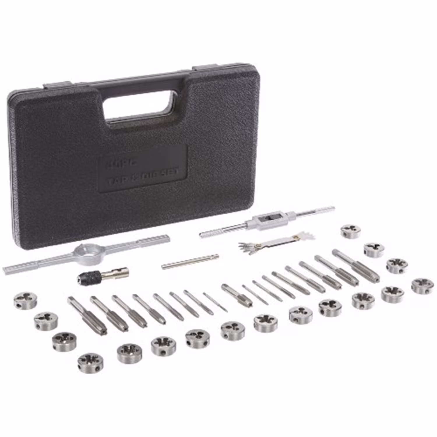 3.00mm - 12.00mm HSS with Round Die Die and Tap, DWT40PC-HS-MM-ROUND