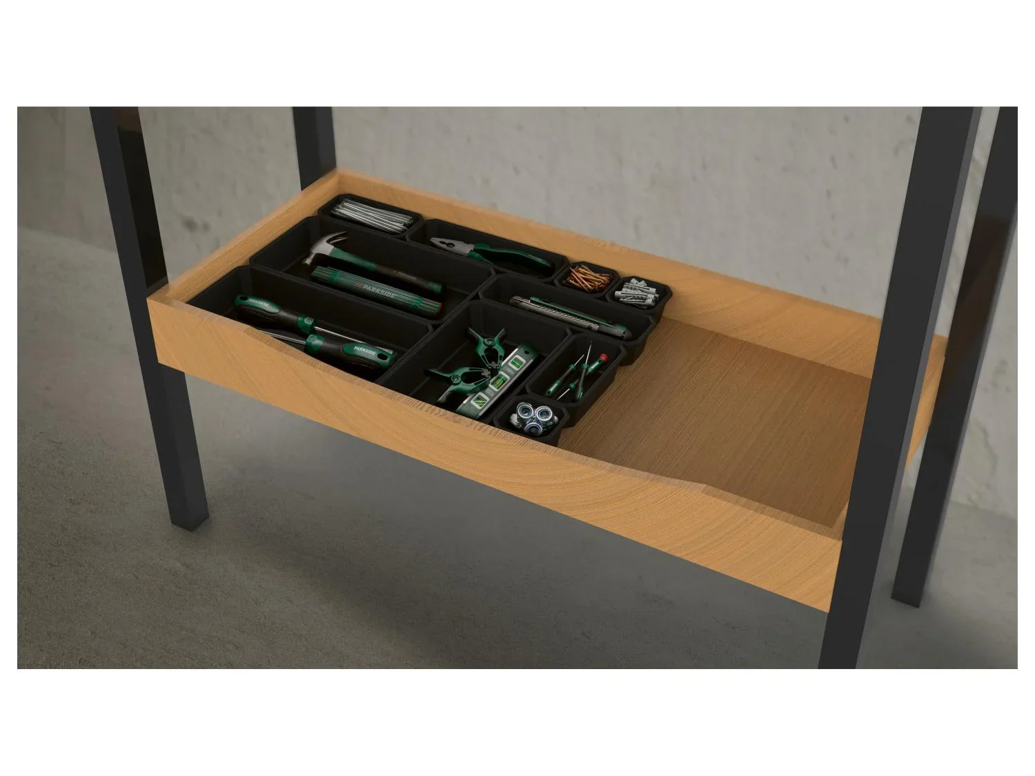 PARKSIDE Set de 20 bacs de rangement