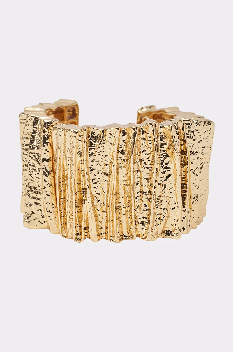 STONE COLD BANGLE IN GOLD - Akira Store