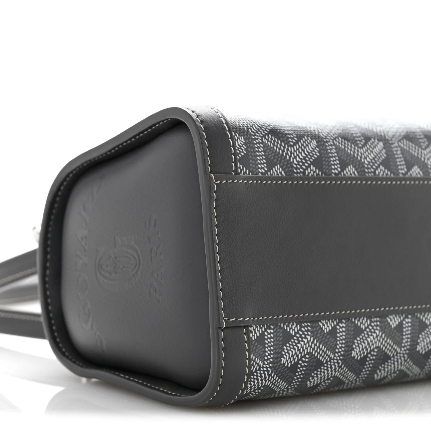 Goyardine Bonbonniere Bag Grey