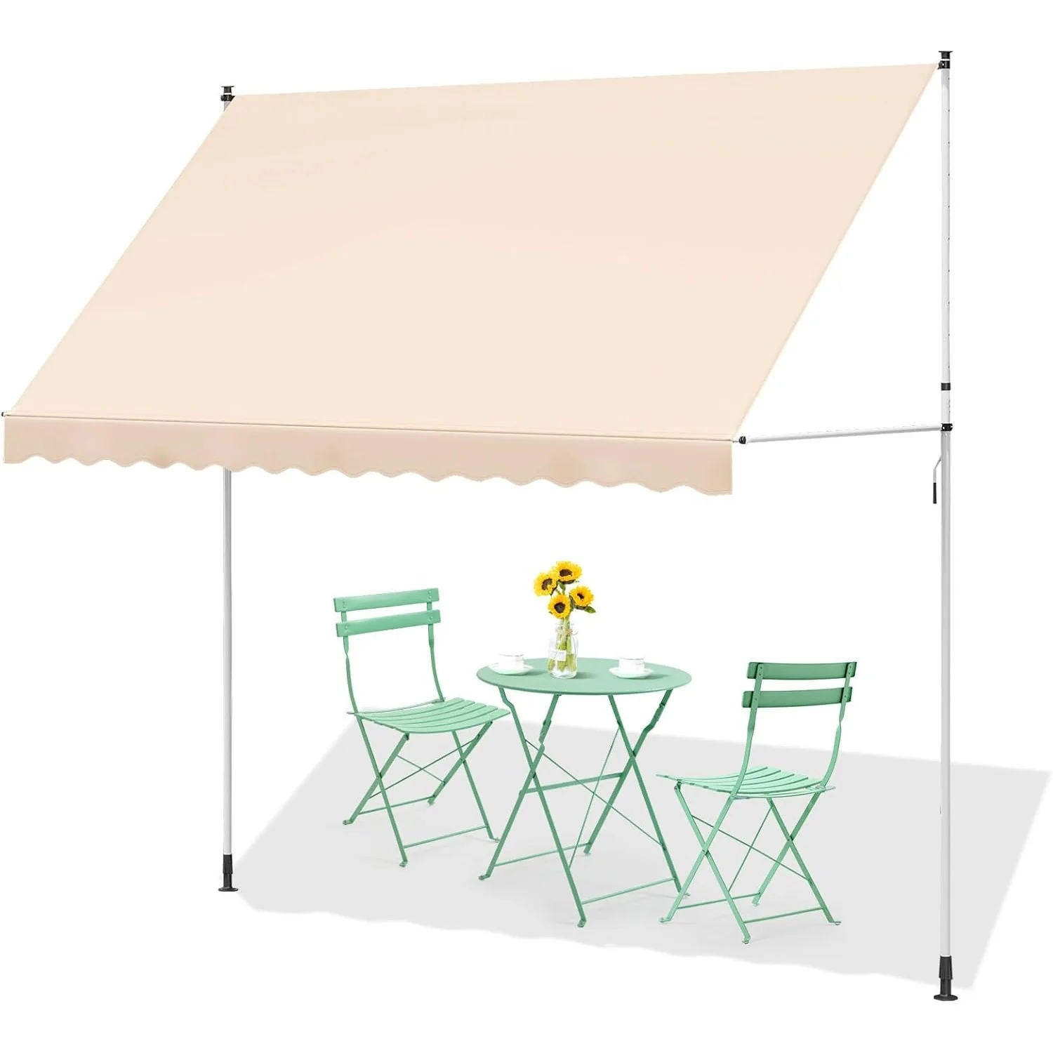 AECOJOY Manual Retractable Awning, 118