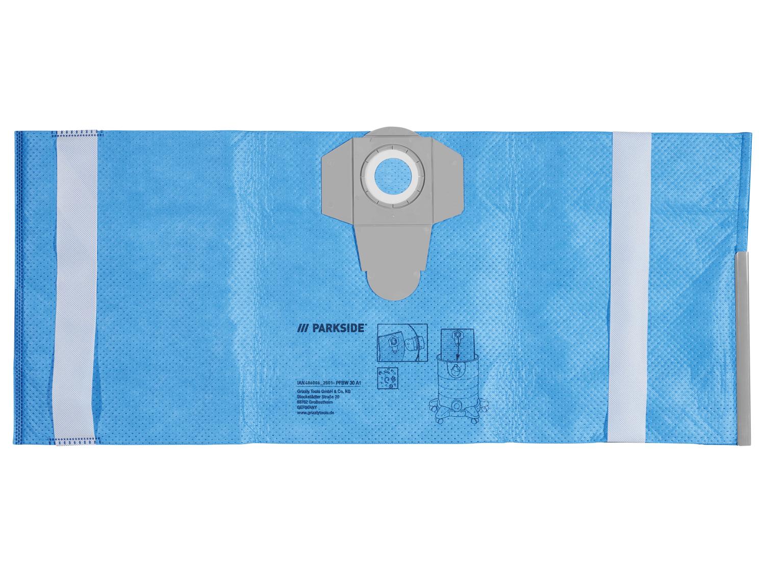 PARKSIDE Sacs pour aspirateur, 30 L