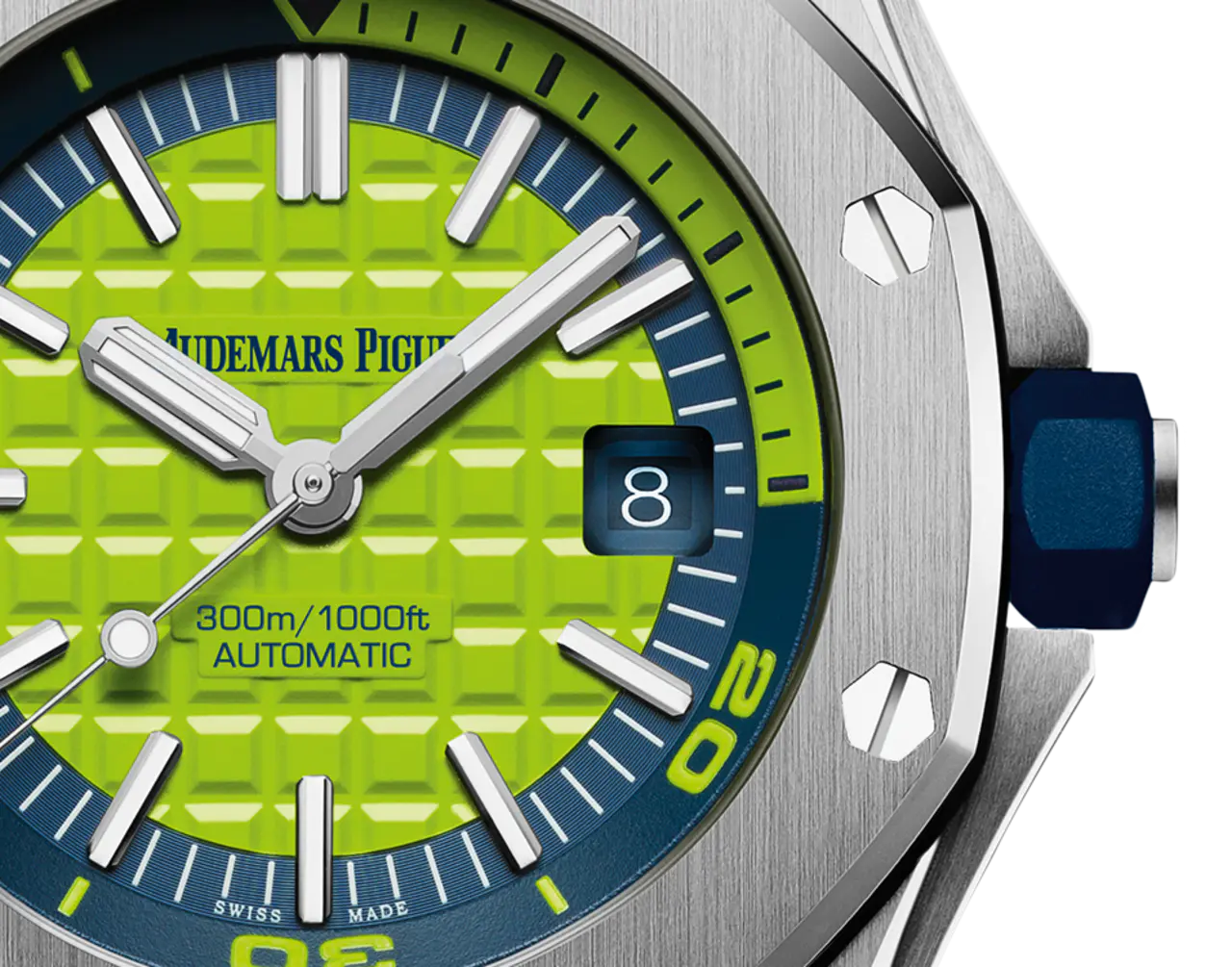 【Super Clone】Audemars Piguet OFFSHORE DIVER Green Dial 42mm 15710ST.OO.A038CA.01