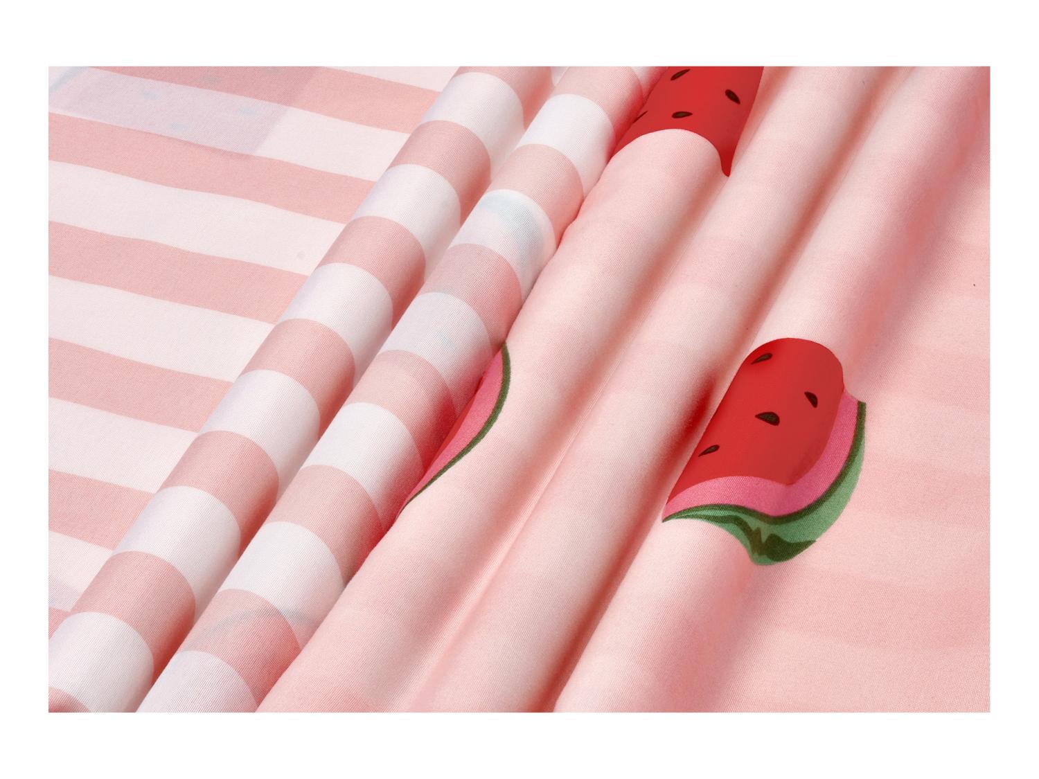 LIVARNO Parure de lit en satin microfibre, 140 x 200 cm