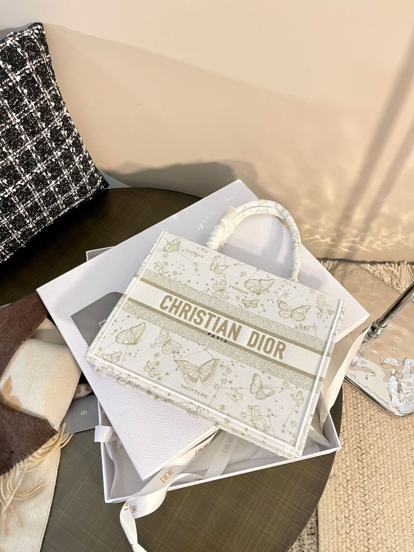 D book tote bag butterfly size: 36??27??16cm