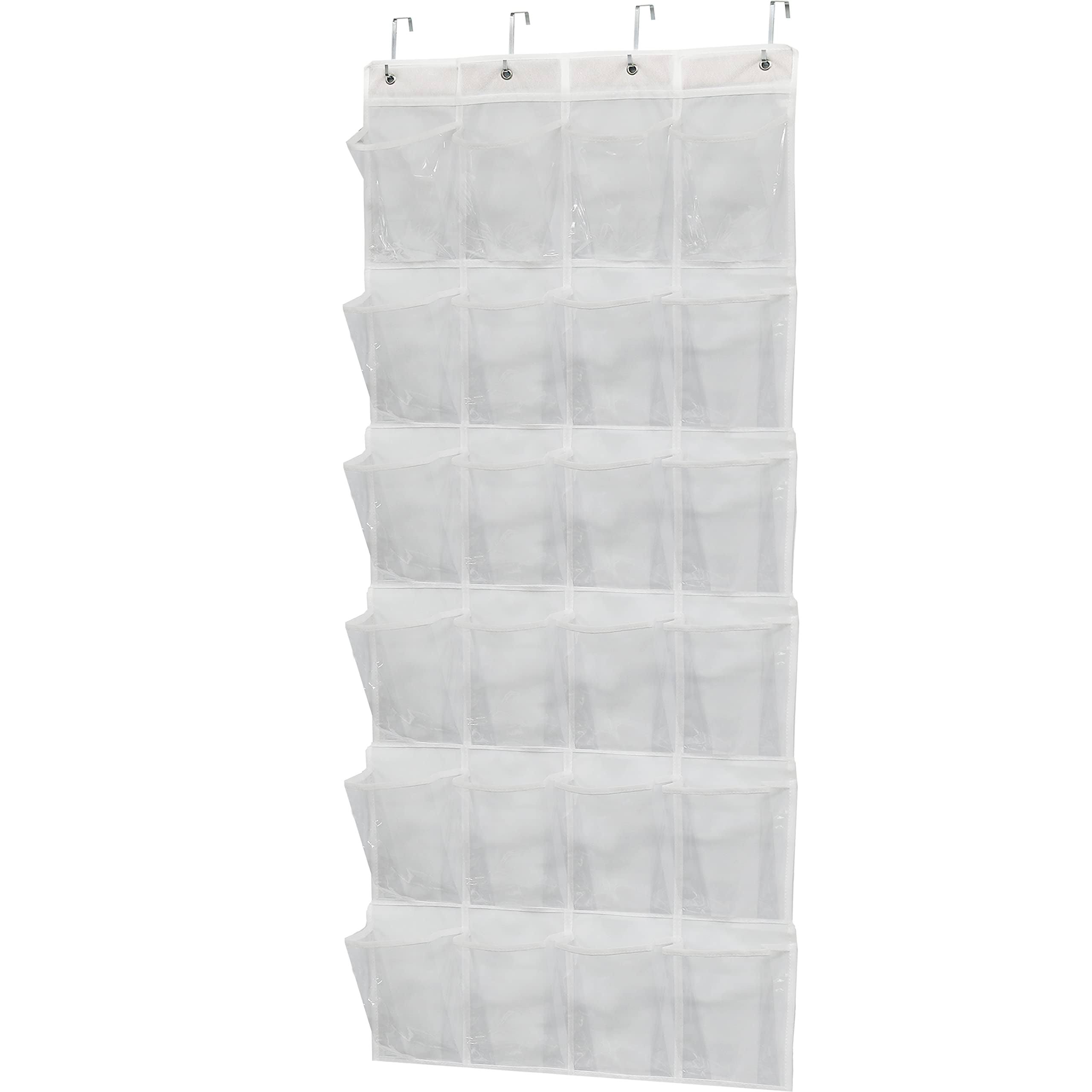 Kitchen Pantry Organizer Over The Door Hanging Storage Holder W 15 Clear Pockets
