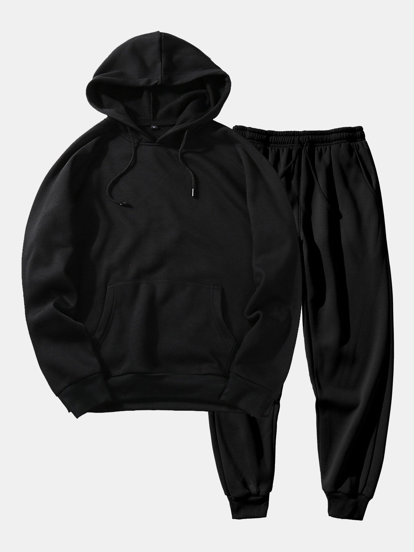 Sweats à capuche raglan basiques et pantalons de jogging