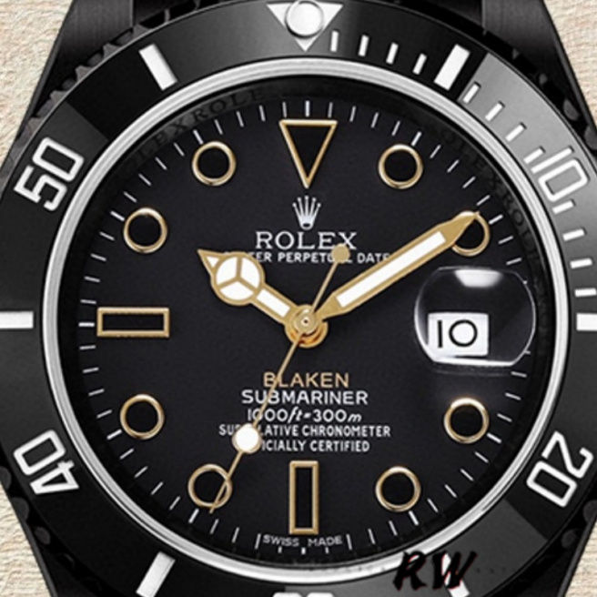 Rolex Submariner 116610 Black Dial Stainless Steel 40mm Mens Replica Watch