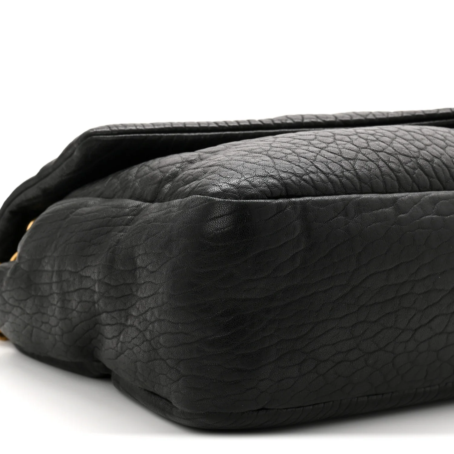 Grained Lambskin Large Calypso Black