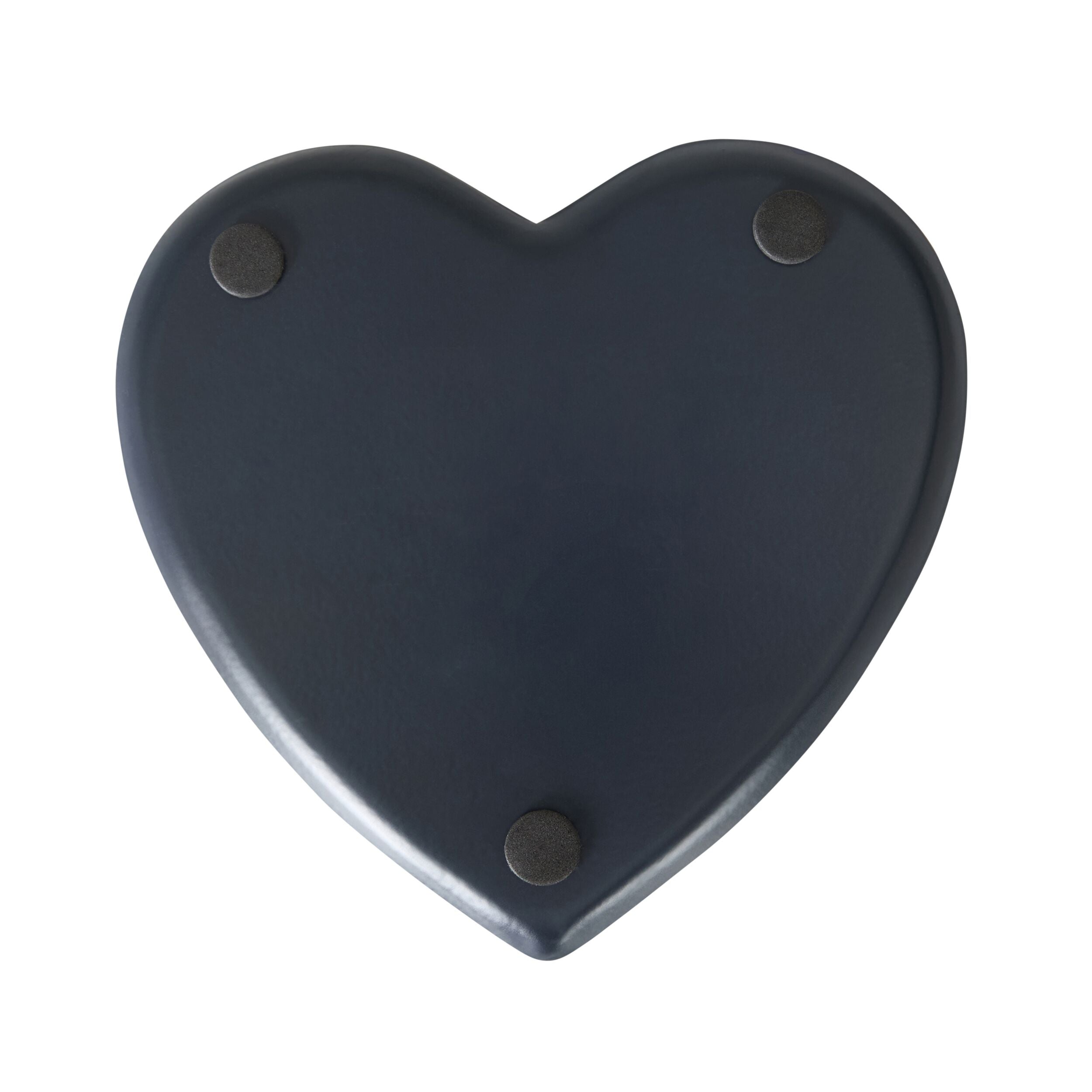 Folk Garden Heart Dish Navy