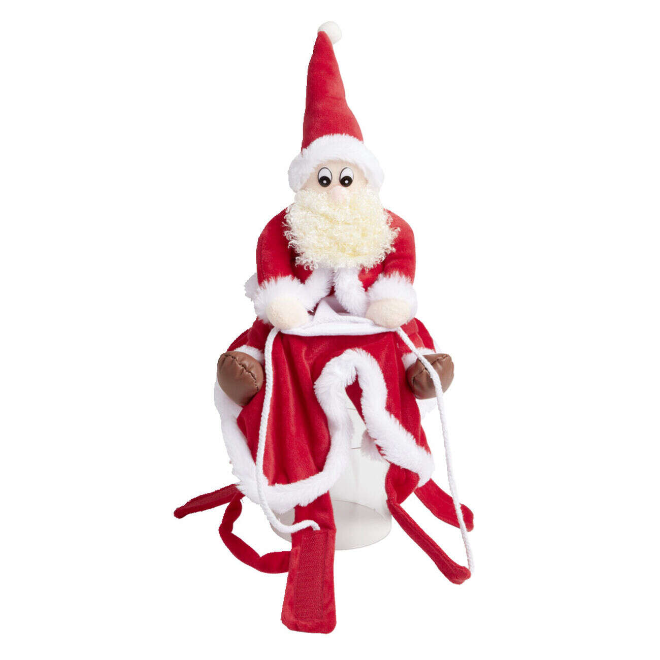 Déguisement chien Père Noël à califourchon - Taille M