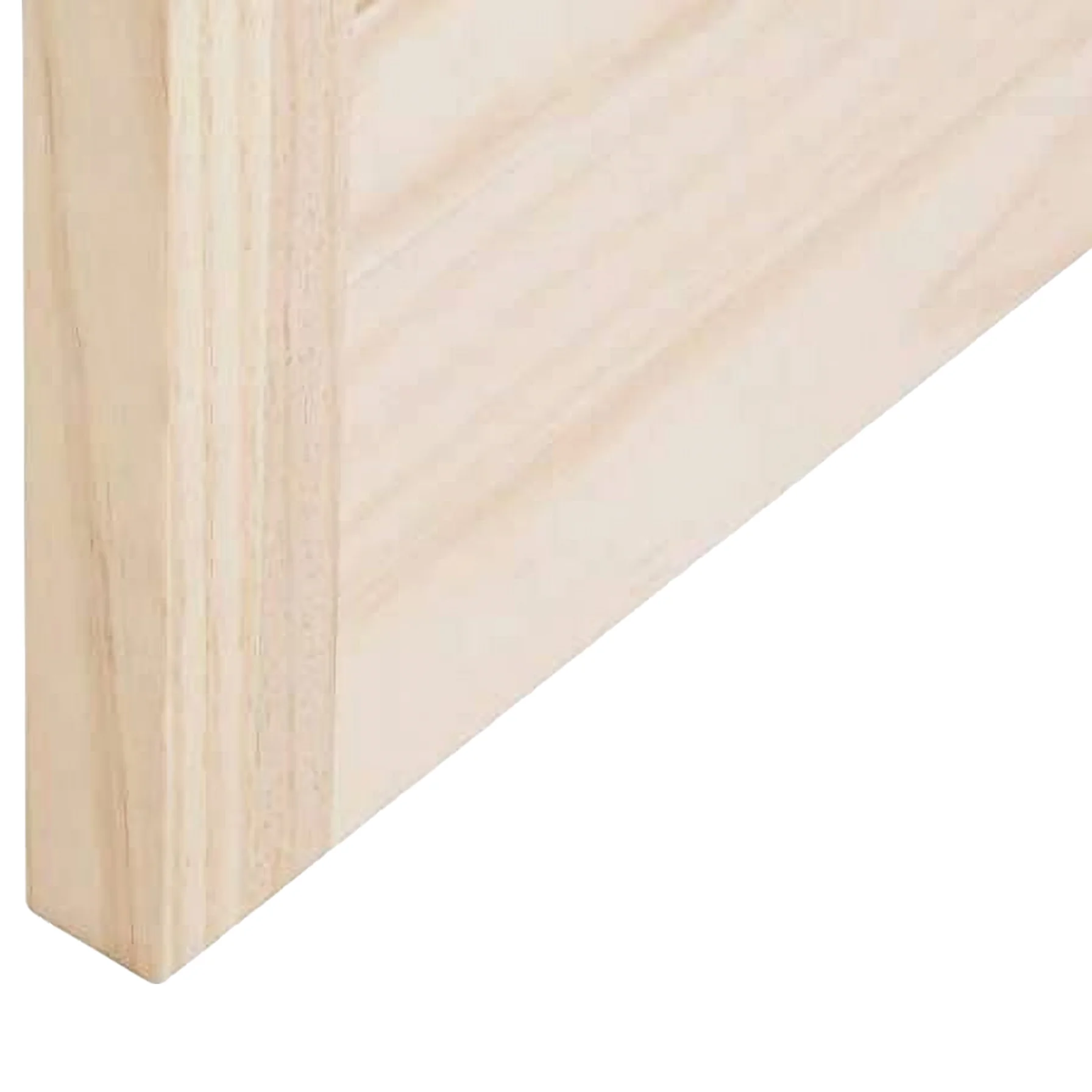 Pinecroft Tuscany Decorative Glass/Raised Panel Interior Bifold Solid Pine Wood Door, 24" x 80", Unfinished Pine 24x80 Inch(24/80.5) - Image 6
