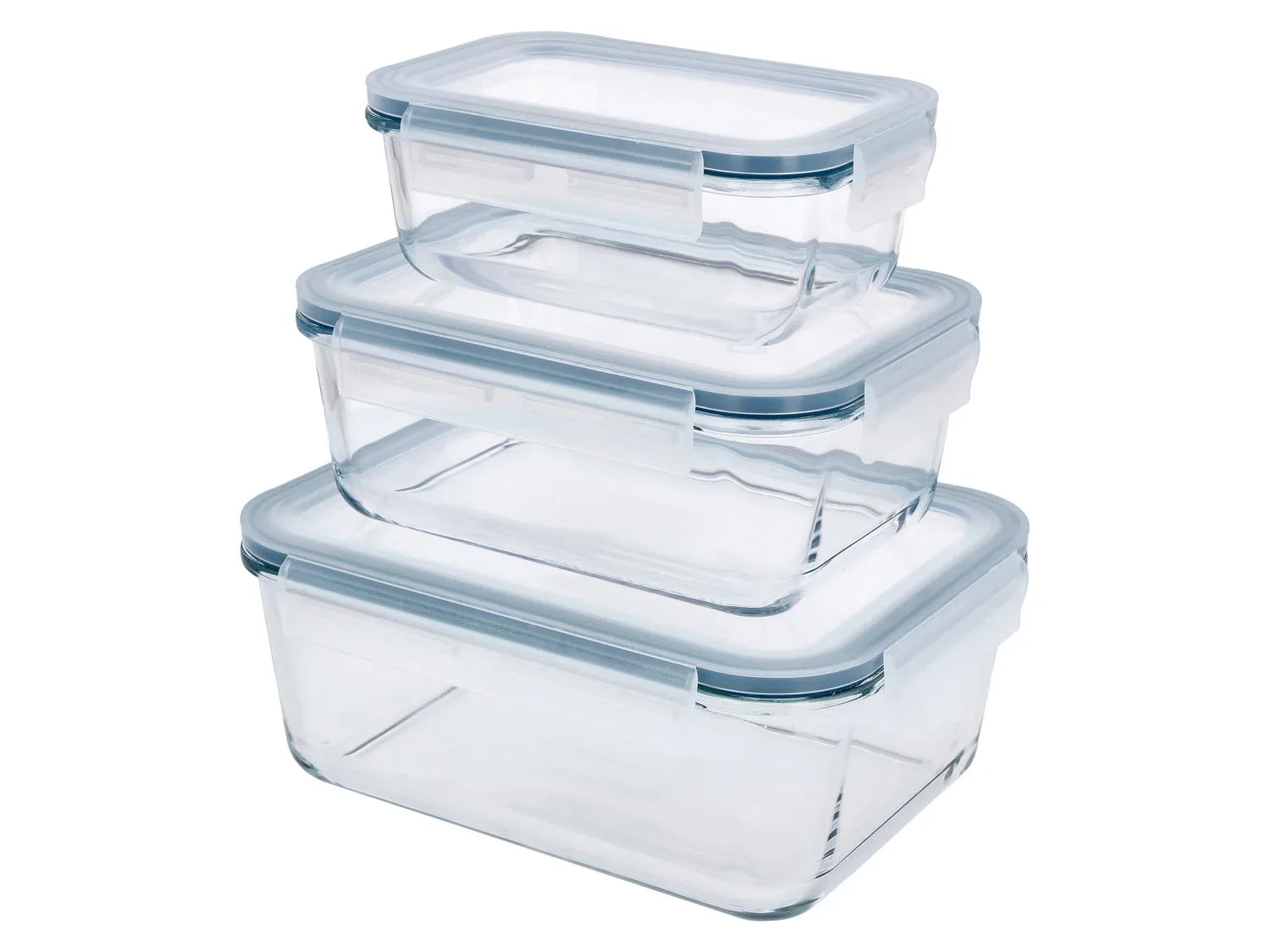 SILVERCREST Set de botes de conservation en verre
