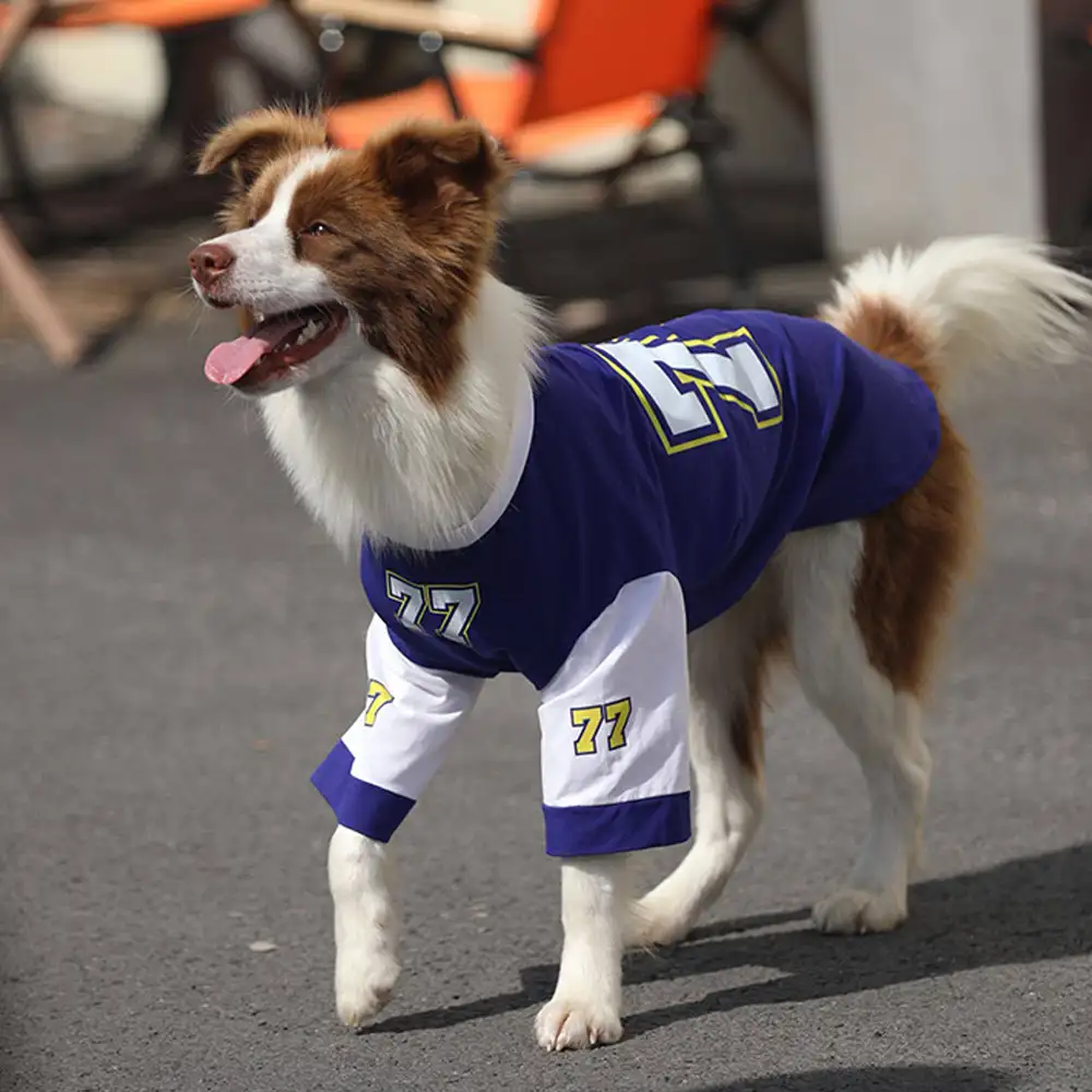 Crew Neck Breathable Washable All Breed Dog T-Shirt