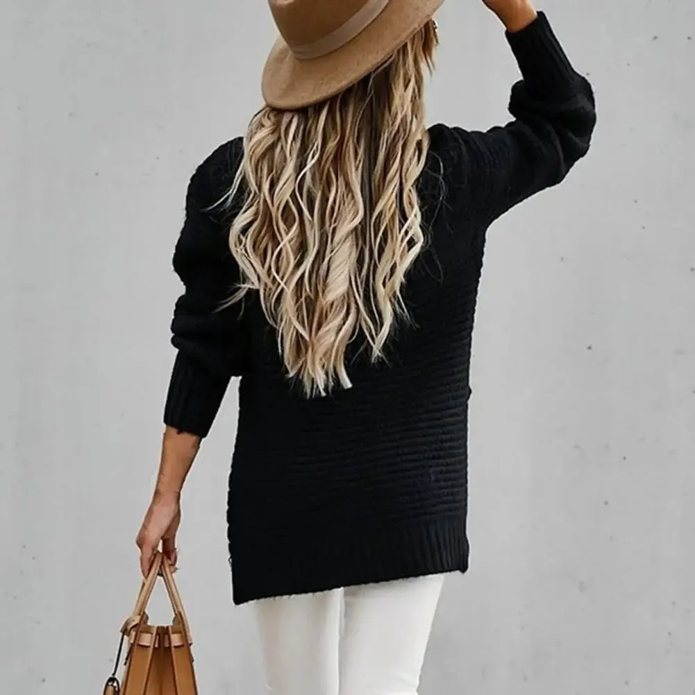 Sophie Paris | Pull en tricot à col haut et douillet