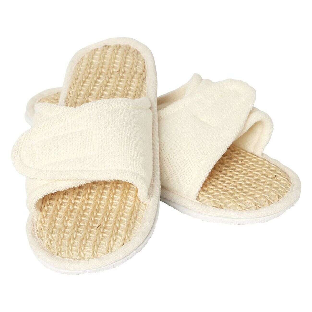 Chaussons en lin pour spa