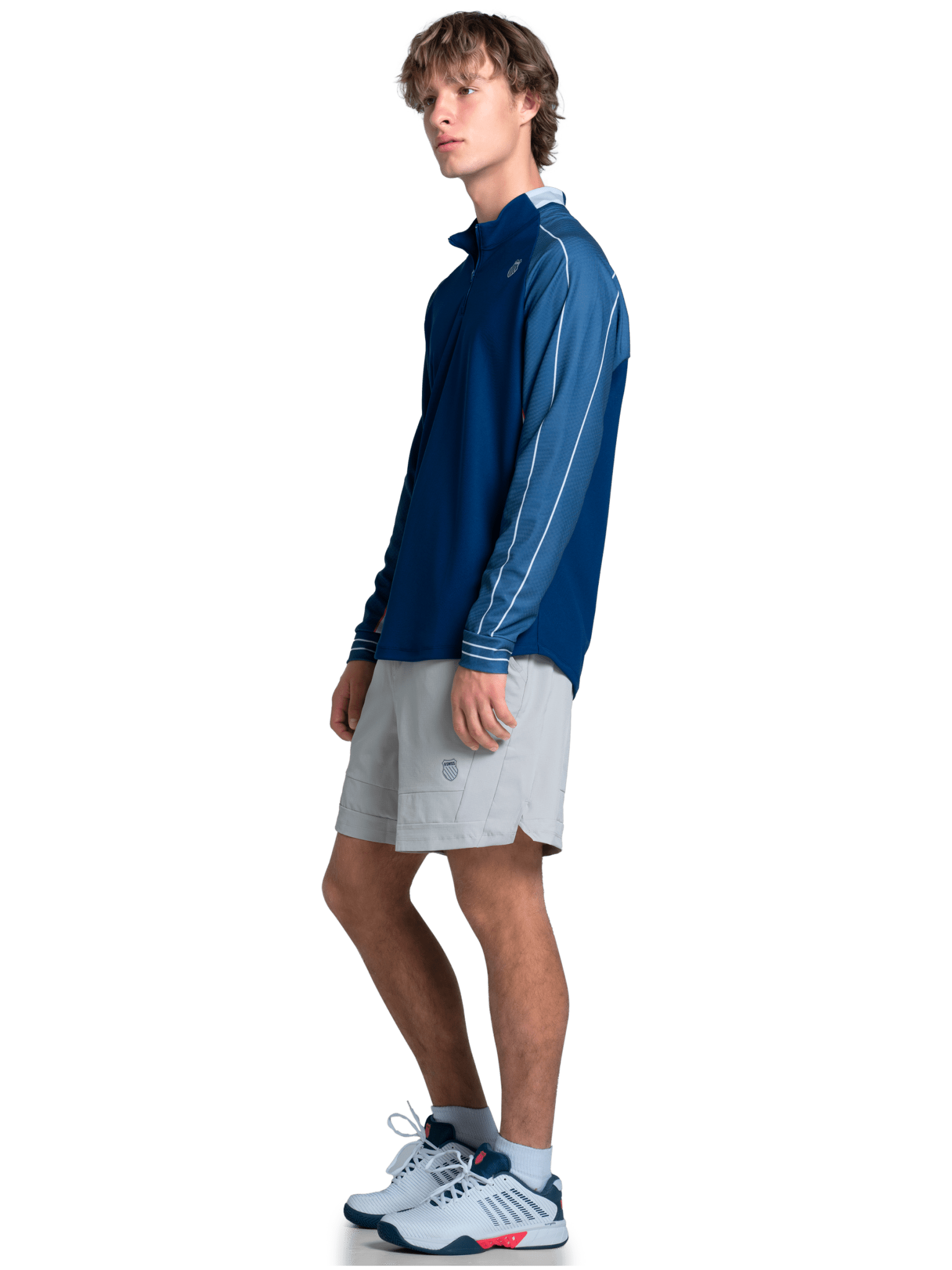 NOR CAL 1/4 ZIP L/S - K-Swiss Shoes