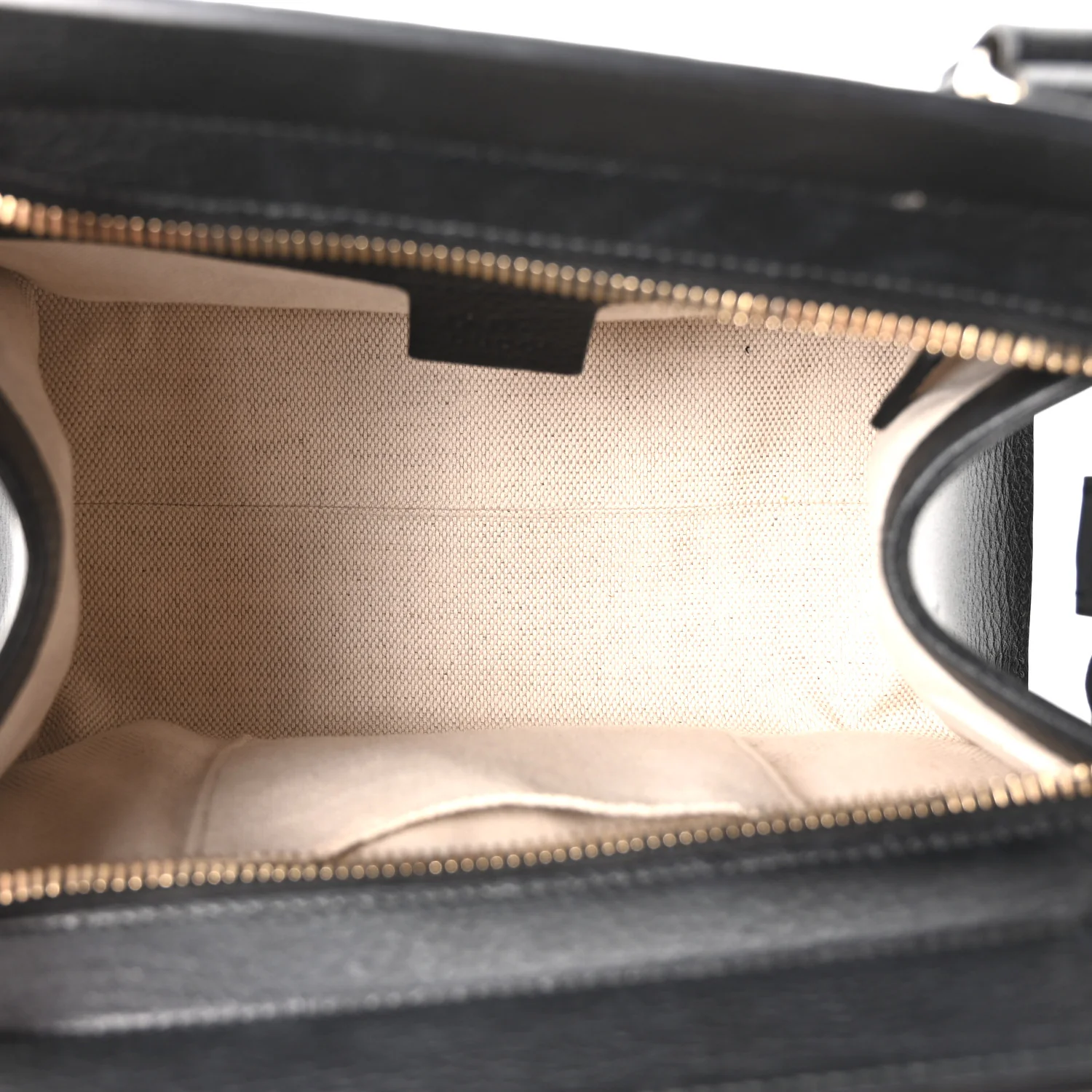 Dollar Calfskin Medium Soho Top Handle Satchel Black