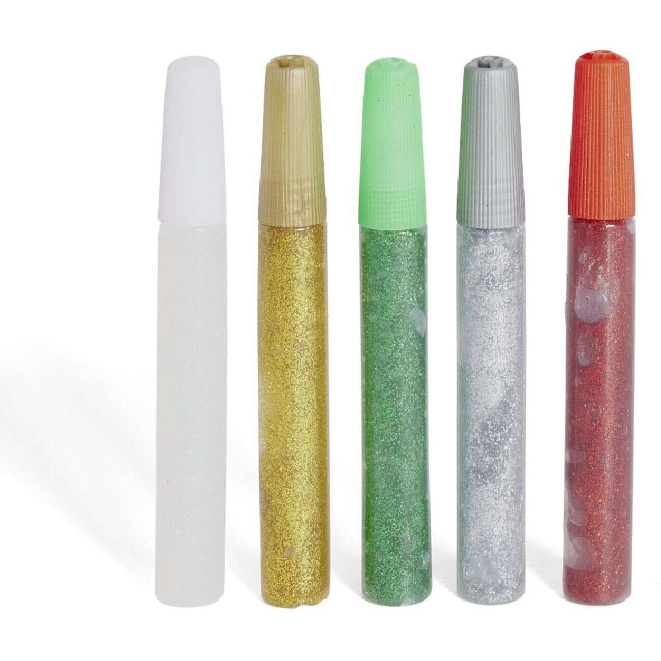 Colle colorée pailletée 10ml x5