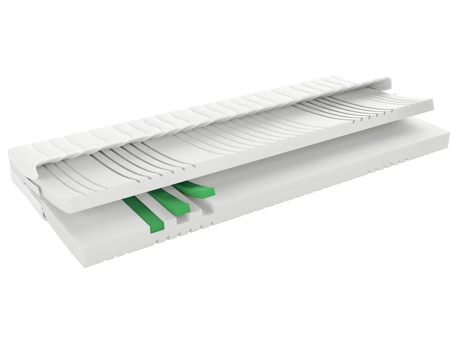 LIVARNO home Matelas en mousse froide, 7 zones, H2, 160 x 200 cm