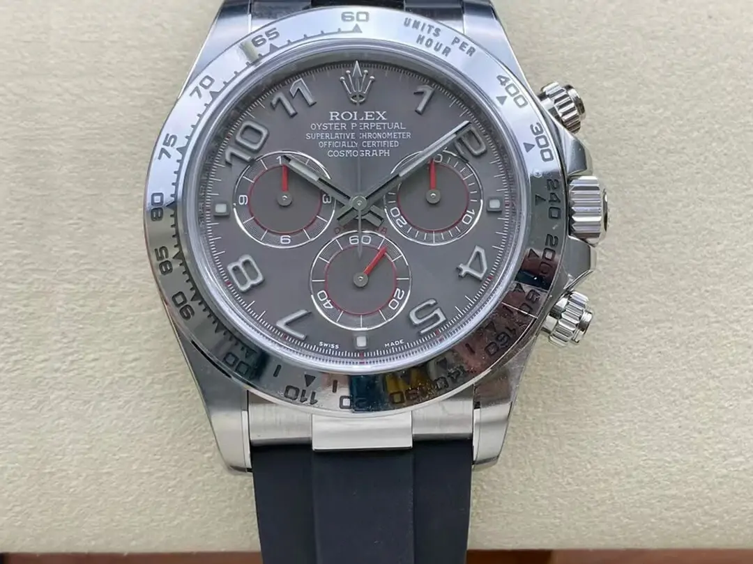 Rolex Cosmograph Daytona 116519-0104 Clean Factory Black Rubber Strap