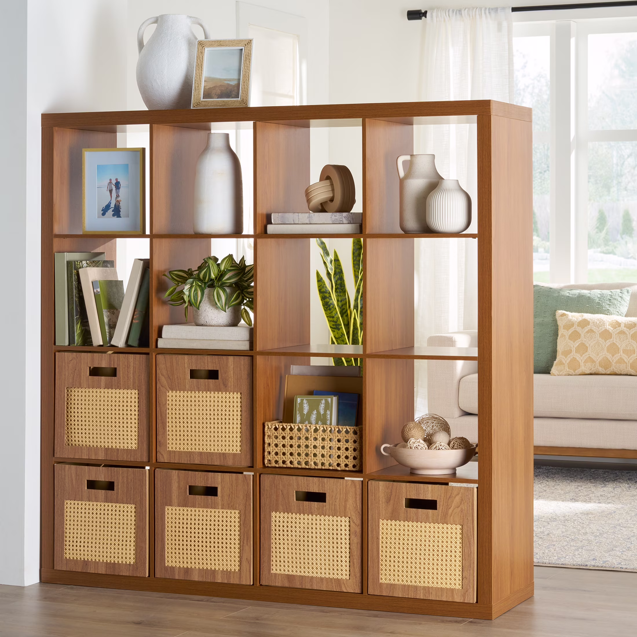 Better Homes & Gardens 16 Cube Storage Organizer, Acorn